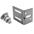 Mounting kit for UA 75 and UA 100, incl. screw Nut and U-disc